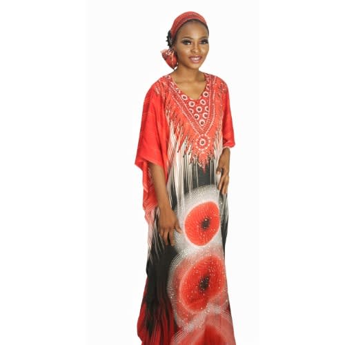 Boubou V-Neck Dress For Women