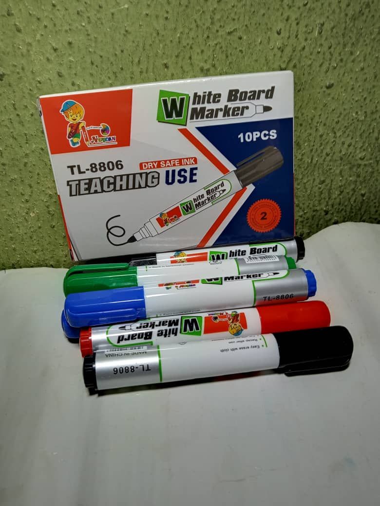 10pieces - White Board Writing And Clean Marker