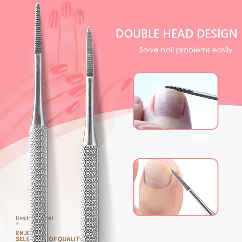 Double Ended Ingrown Toe Correction Lir File Manicure Foot Nail Care Hook Ingrown Pedicure Toenails Clean Tool