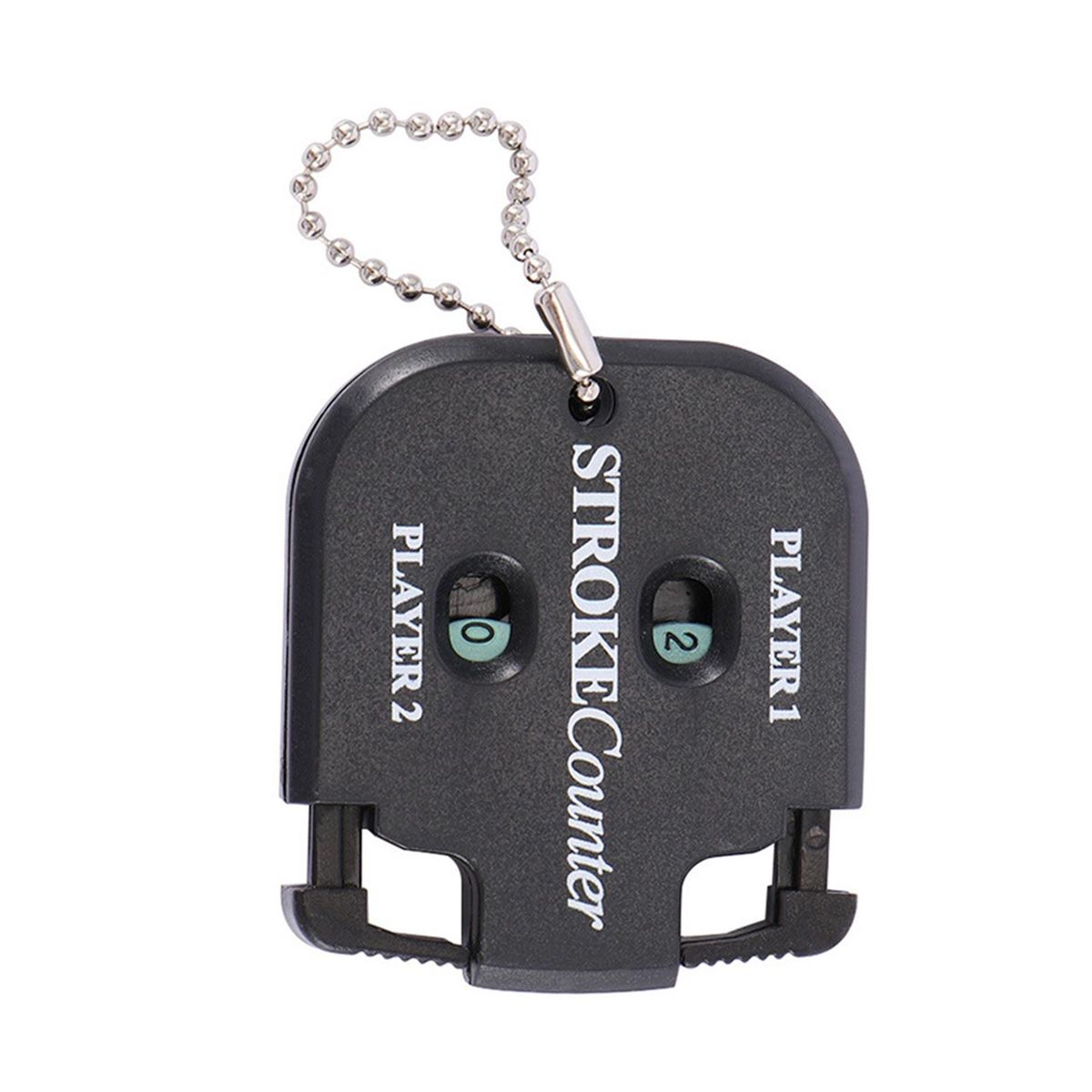 Golf Score Tracker Mini Golf Shot Counter with Key Chain for Training Black