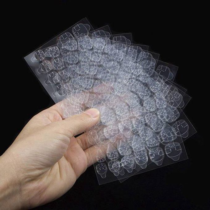 6 Sheet Nails Sticker Transparent Stickers Press On Nails