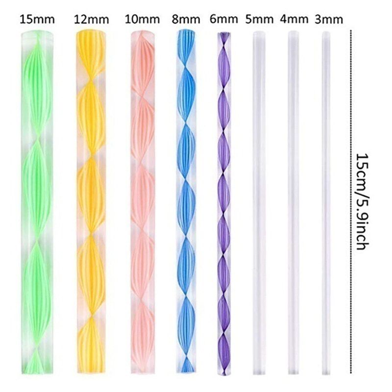 8/13/19/24/36pcs Practical Mandala Dotting Tools Stylus Paint Tray Pottery Tools 8 Multicolor