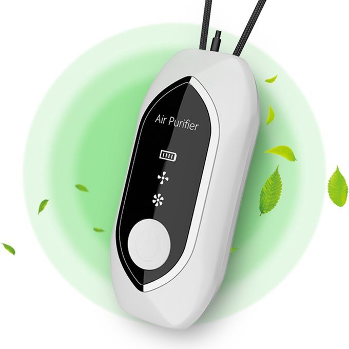 Personal Air  Necklace Wearable Portable USB Lonic White