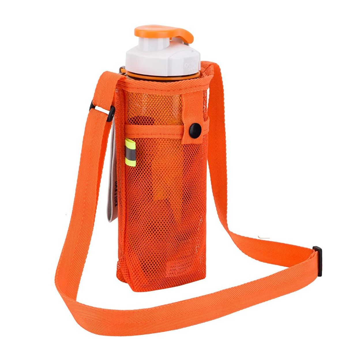 Water Bottle Bag Outdoor Travel Sports Water Cup Sling Holder Orange