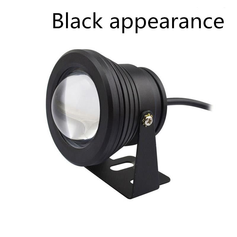 Led Underwater Lamp Water-proof 12V 10W Seven-color Spotlight Fish Pond Fountain Discoloration Landscape Swimming Pool Lamp