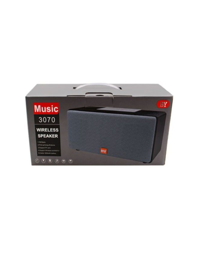 BY3070 Wooden Case Bluetooth Speaker (Black Cherry)