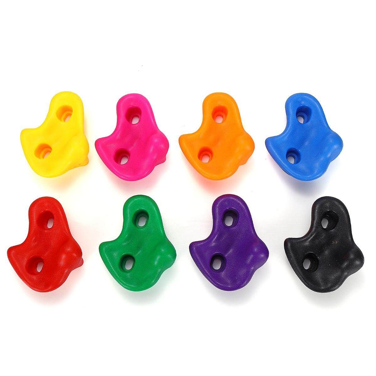 8Pcs Climbing Textured Climbing Rocks Wall Kids School Park Sport