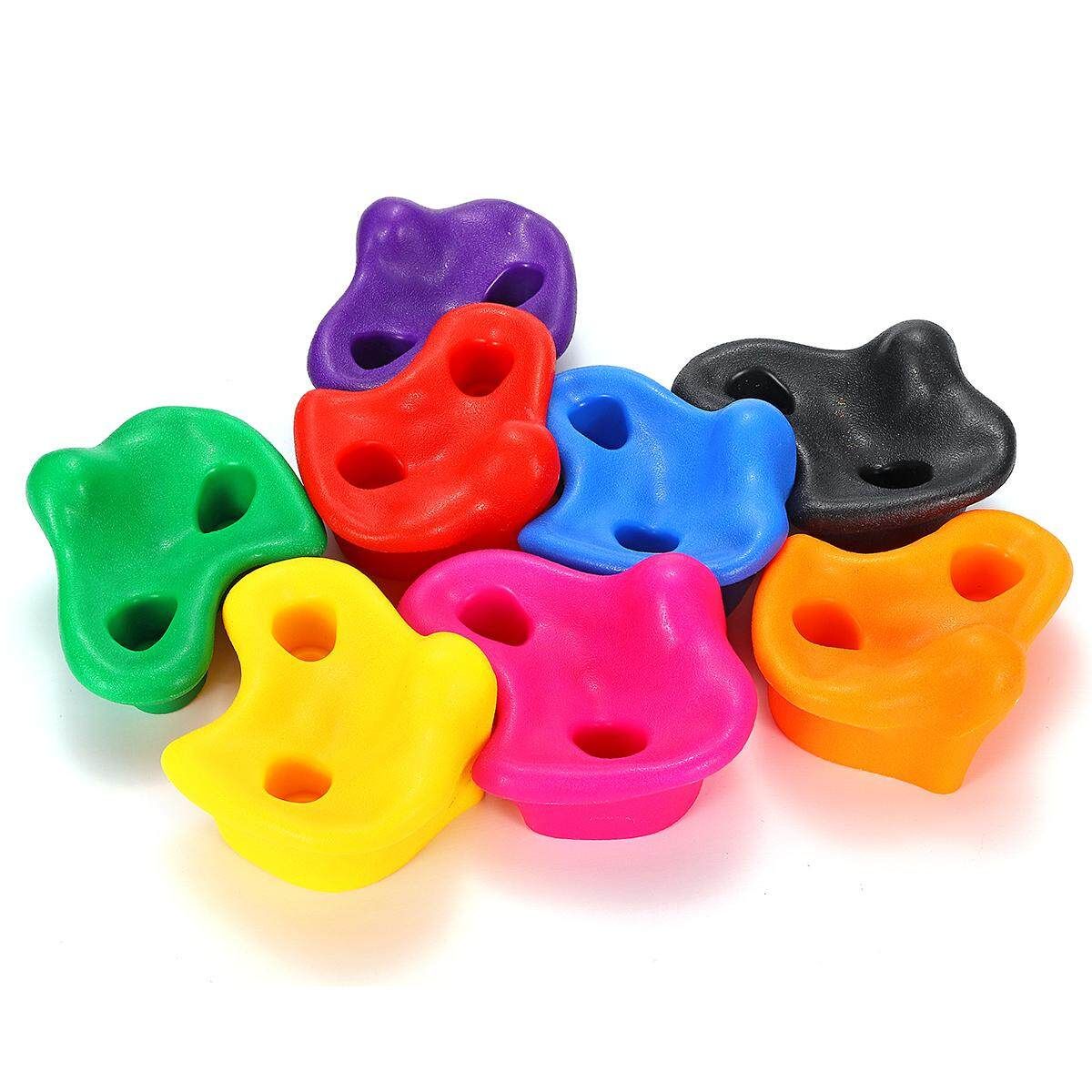 8Pcs Climbing Textured Climbing Rocks Wall Kids School Park Sport