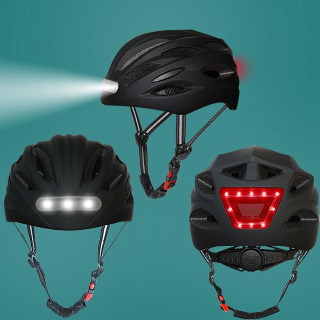 Bicycle Helmet with Lights Lightweight for MTB Road