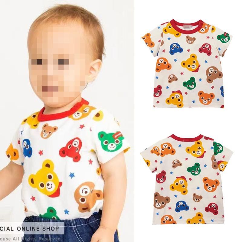Processing Customized Children's Clothing Summer Japanese New Boys And Girls Full Printed