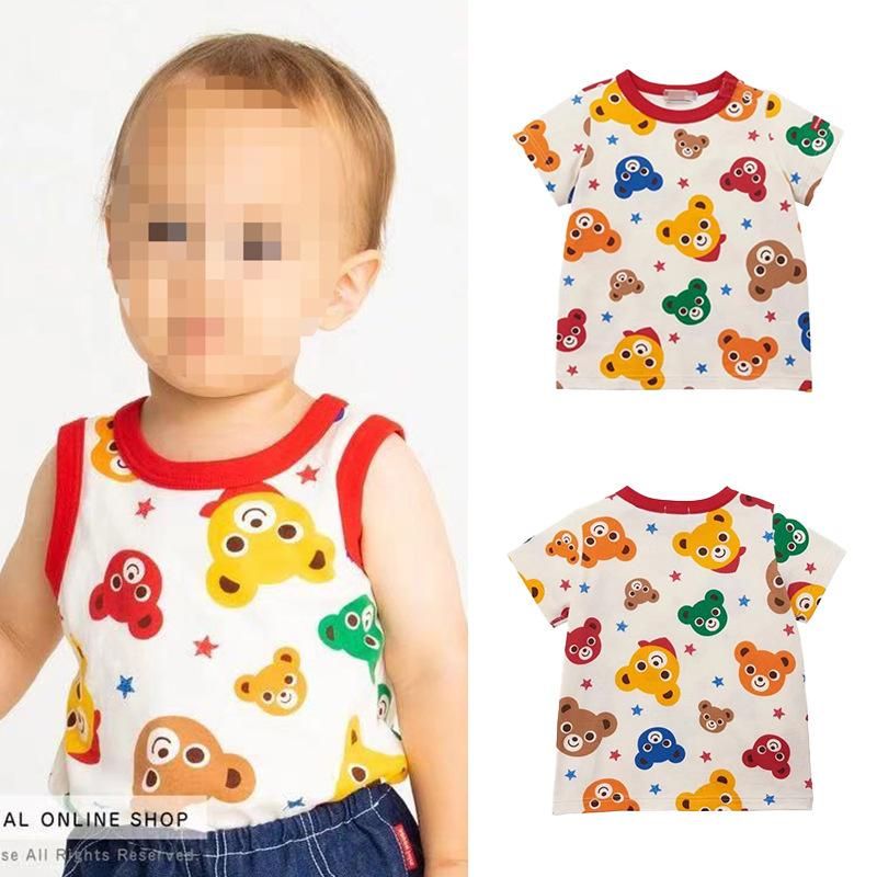Processing Customized Children's Clothing Summer Japanese New Boys And Girls Full Printed