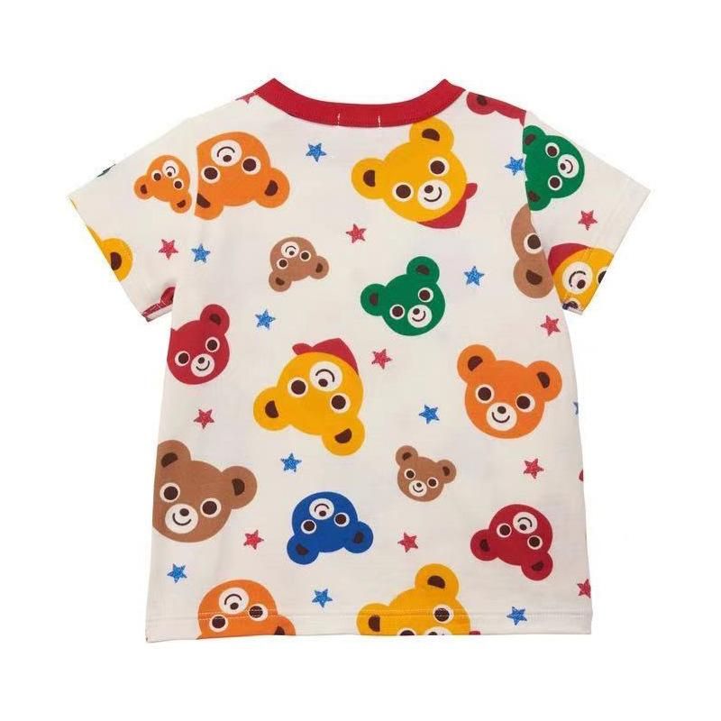 Processing Customized Children's Clothing Summer Japanese New Boys And Girls Full Printed