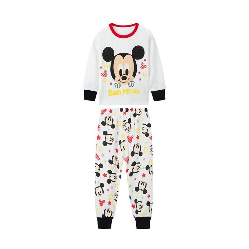 New Children Clothing Home Clothes Breathing Cotton Double-Layer Suit Autumn And Winter Co