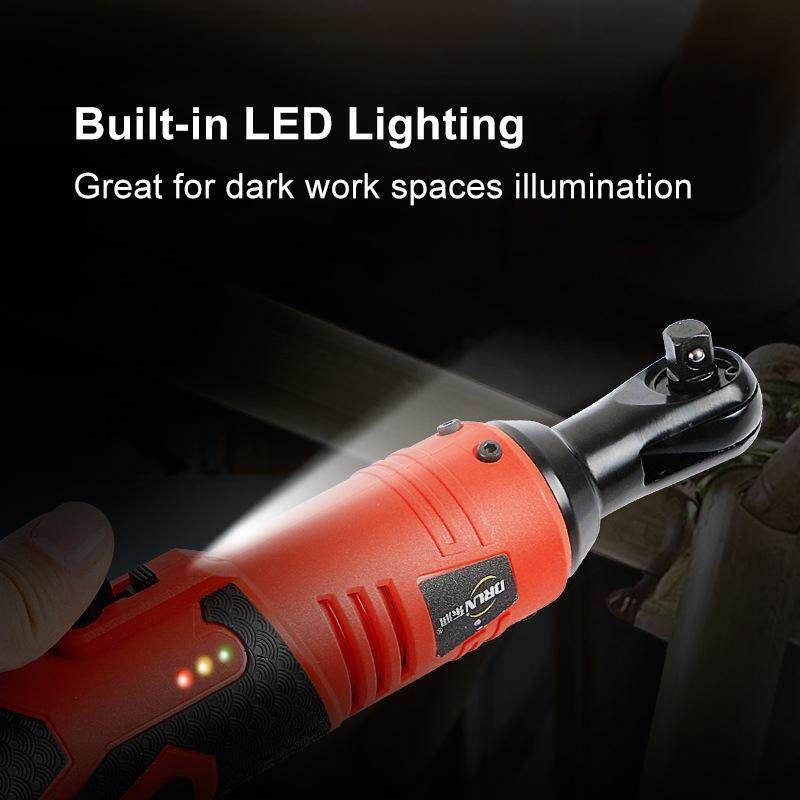 3/8'' 12/26V Electric Cordless Ratchet Wrench Tool Set 26V