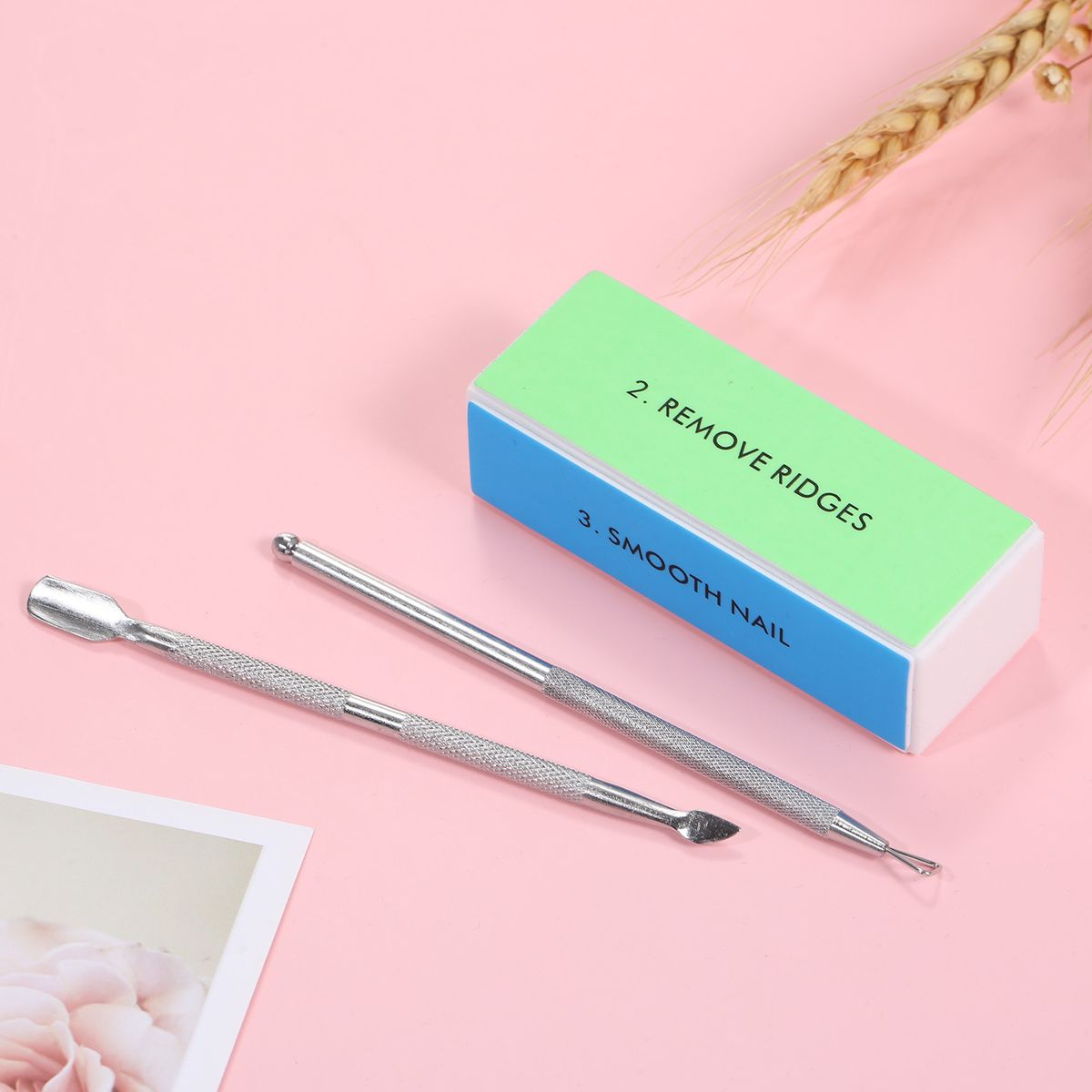 Nail Art Care Double-ended Nail Cuticle Trimmer Dead Skin