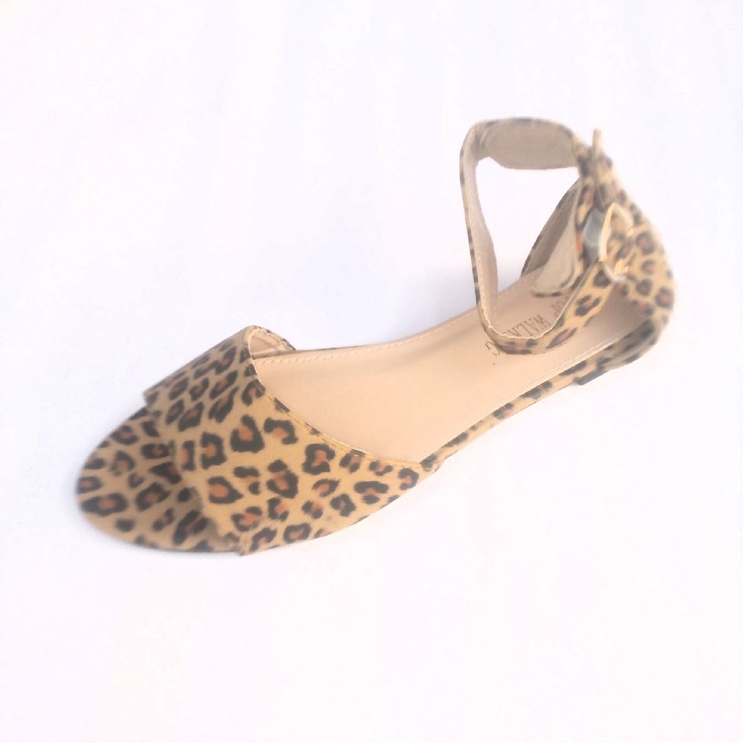Exotic Quality Ladies Women Flat Sandals-animal Print