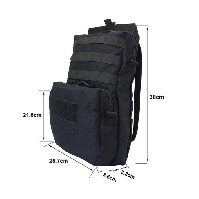 3L Hydration Backpack Cordura Nylon Reservoir For Cycling Black