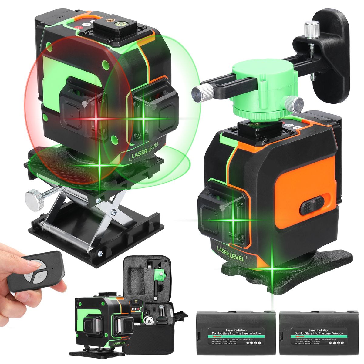 Multifunctional 12 Lines Laser Level 3° Self-leveling