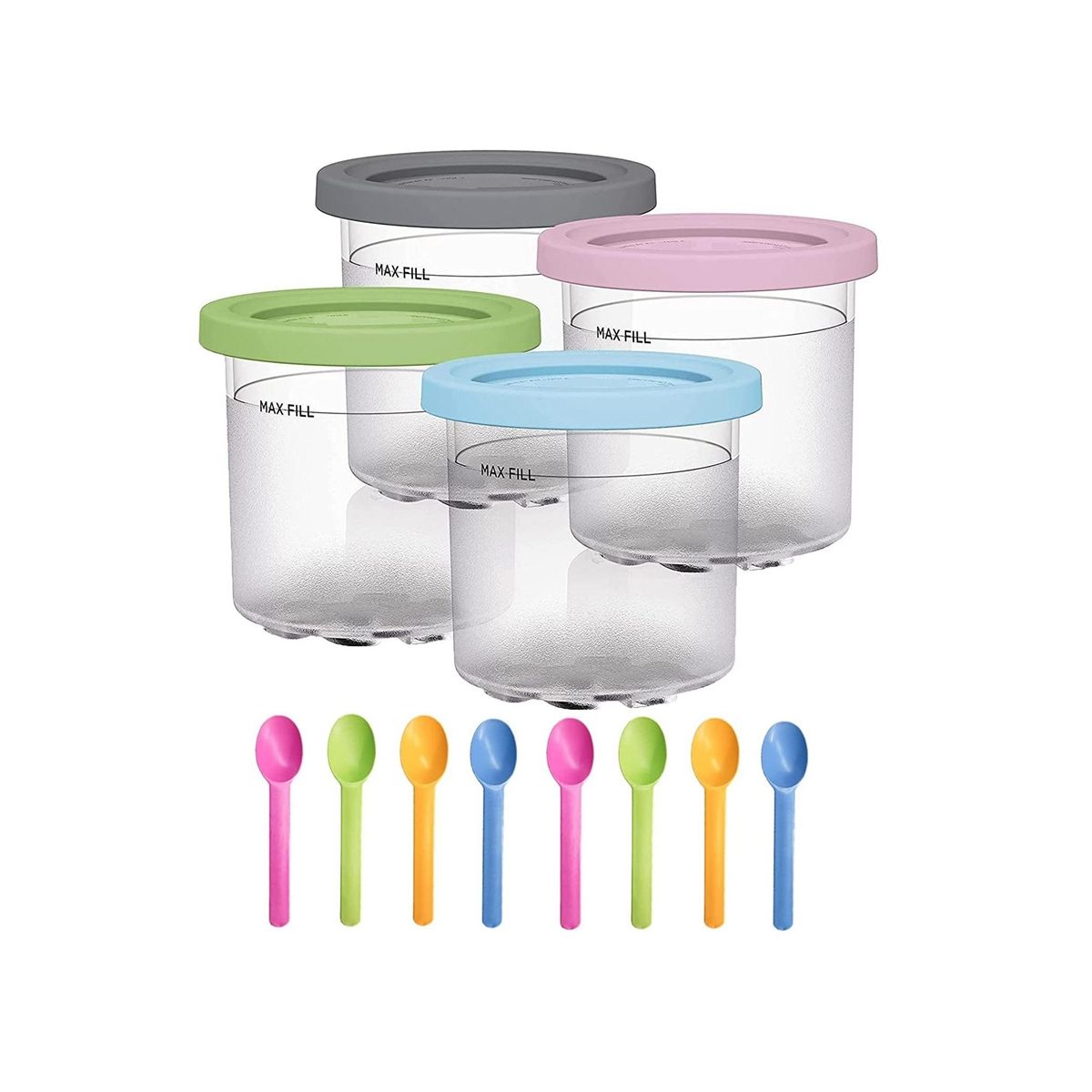 Ice Cream Jar Suitable for Ninja XSKPLID2CD Pints Lids