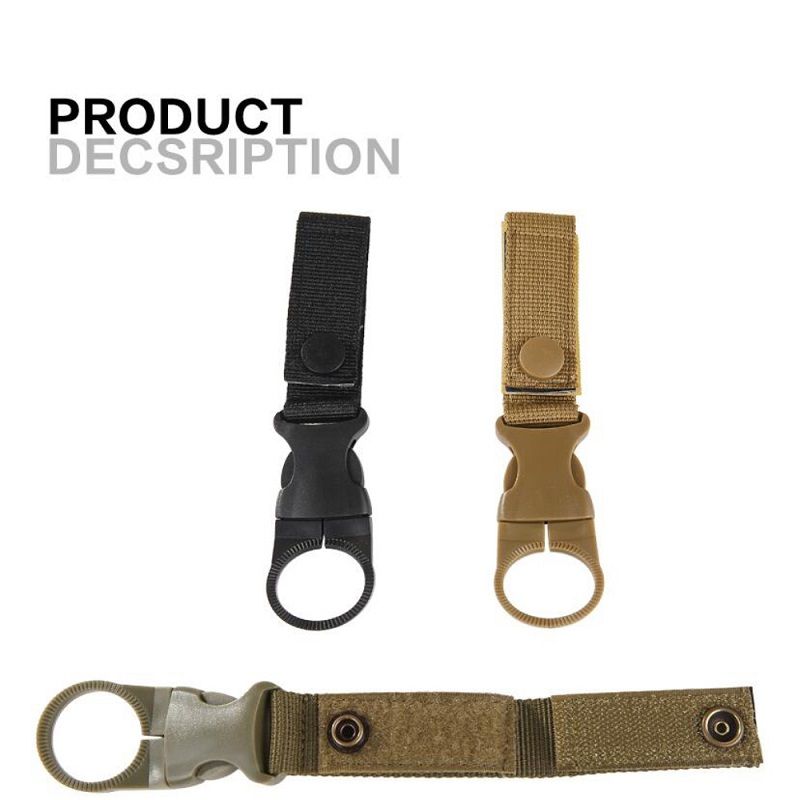 4 Color Military Nylon Webbing Outdoor Backpack Hanger Hook