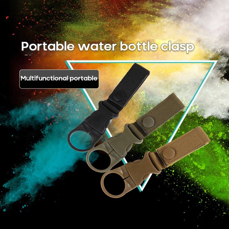 4 Color Military Nylon Webbing Outdoor Backpack Hanger Hook