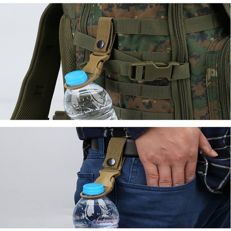 4 Color Military Nylon Webbing Outdoor Backpack Hanger Hook