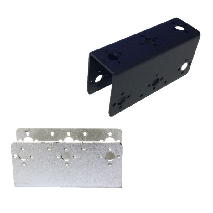 1pcs Black Metal U-Shaped Beam Bracket For  Arm Black