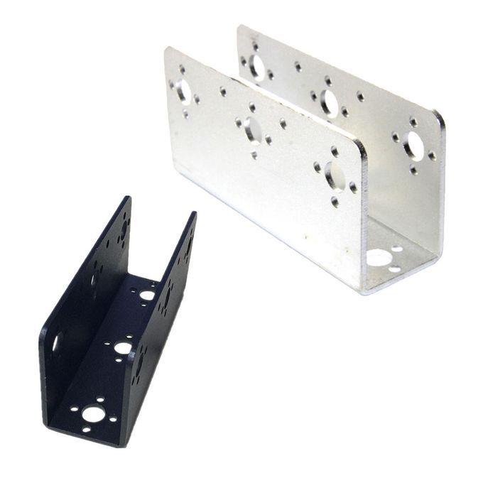 1pcs Black Metal U-Shaped Beam Bracket For  Arm Black