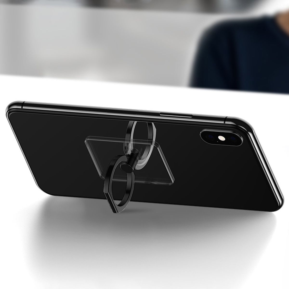 Finger Ring Phone Mount   Finger Ring Phone Black