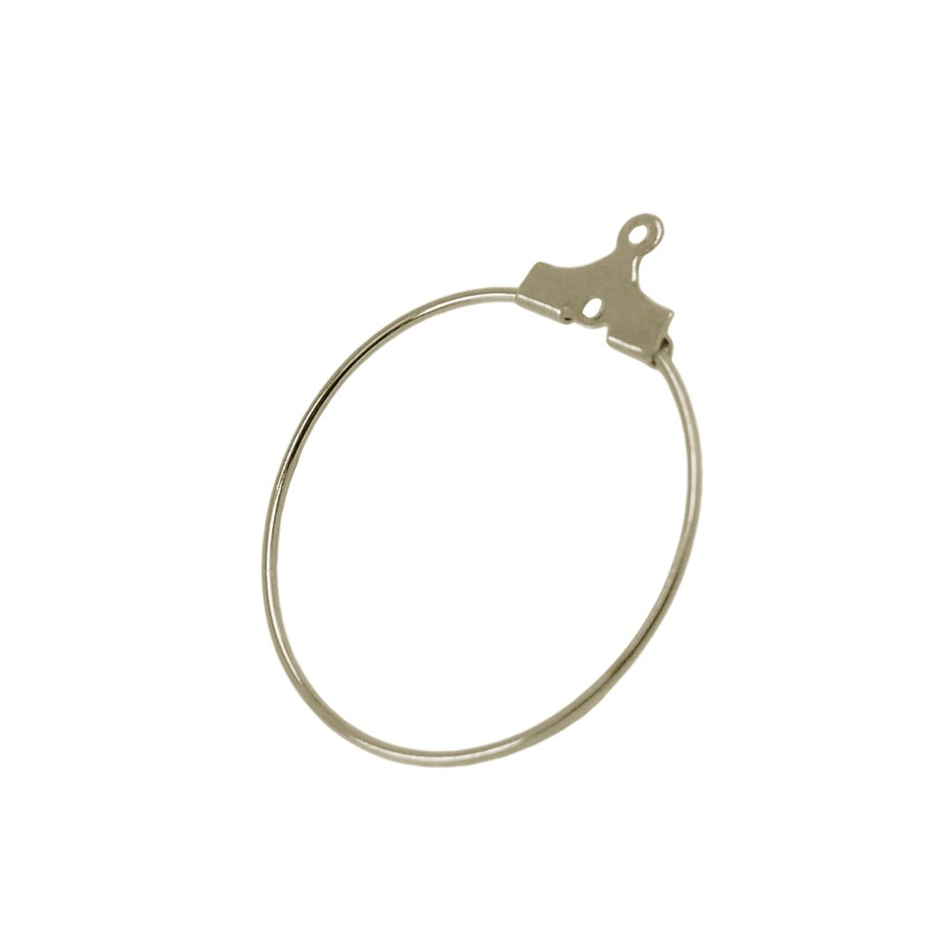 20Pcs Woman Classic Round Earrings Big DIY Earrings Jewelry Silver