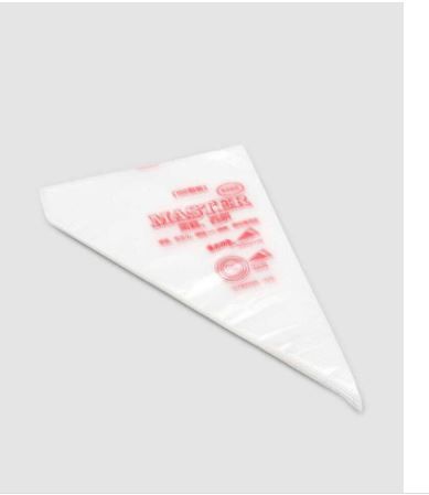 100-Piece Pastry Cake Bag, White