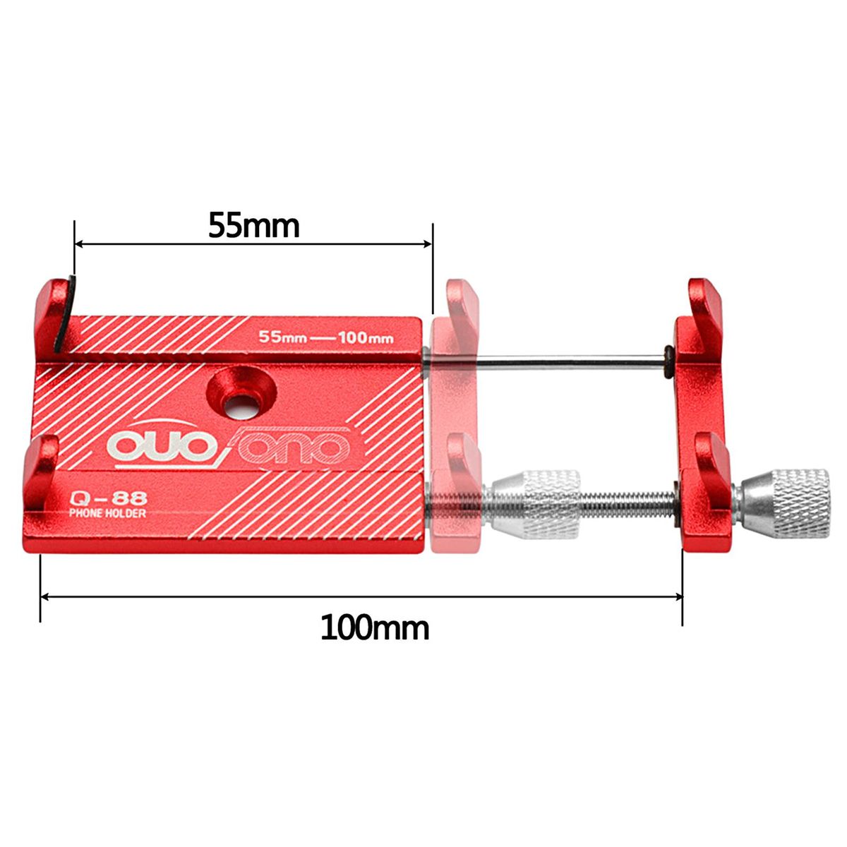 Bike Phone Stand 360 Degree Rotation Bike Phone Holder Red