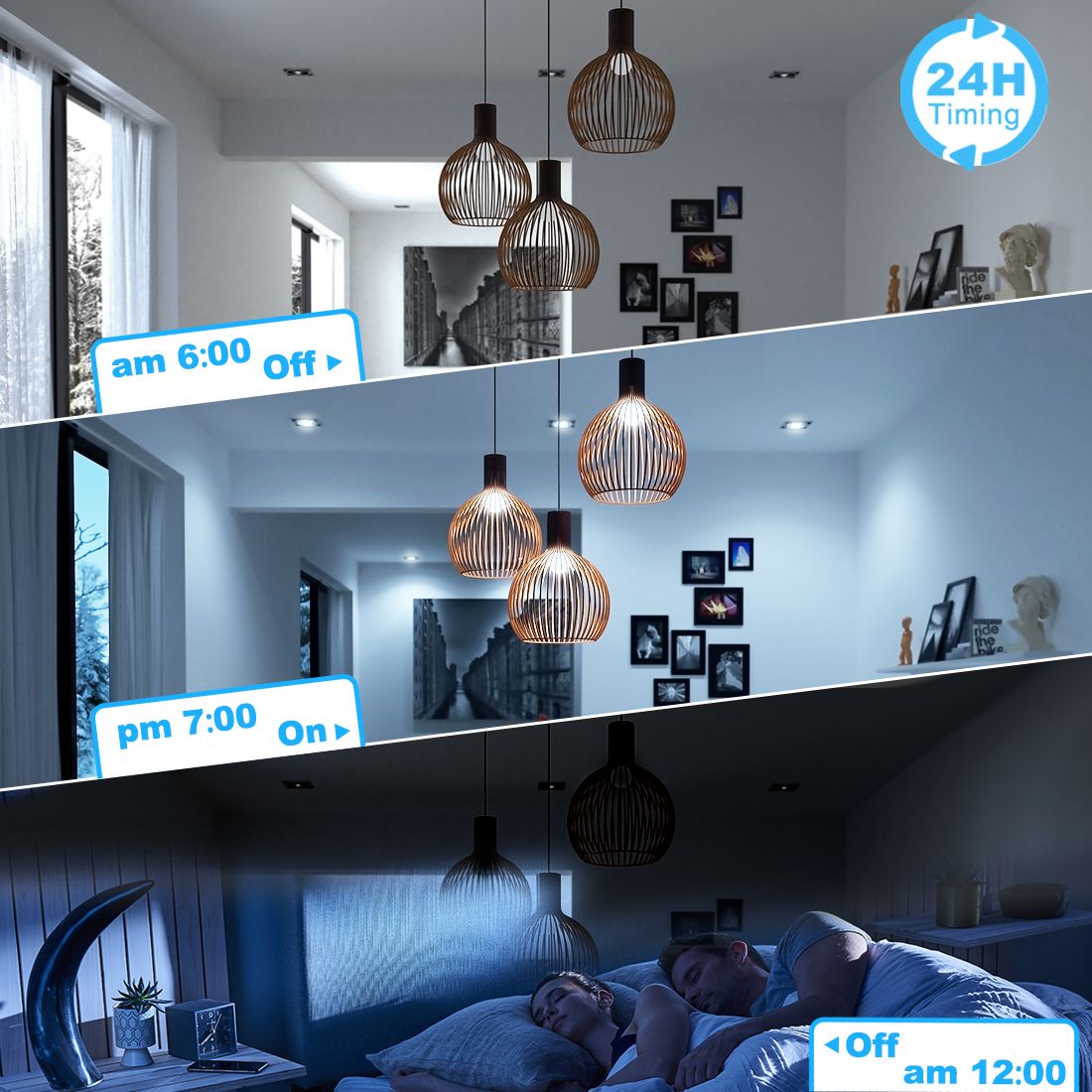 LED Downlight Spot LED Recessed Smart Dimmable Ceiling 7W