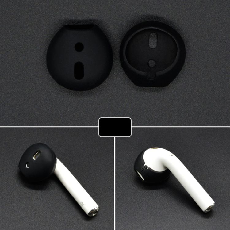 2 PCS Earphone Silicone Ear Caps For Apple AirPods / EarPods
