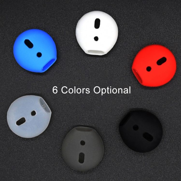 2 PCS Earphone Silicone Ear Caps For Apple AirPods / EarPods