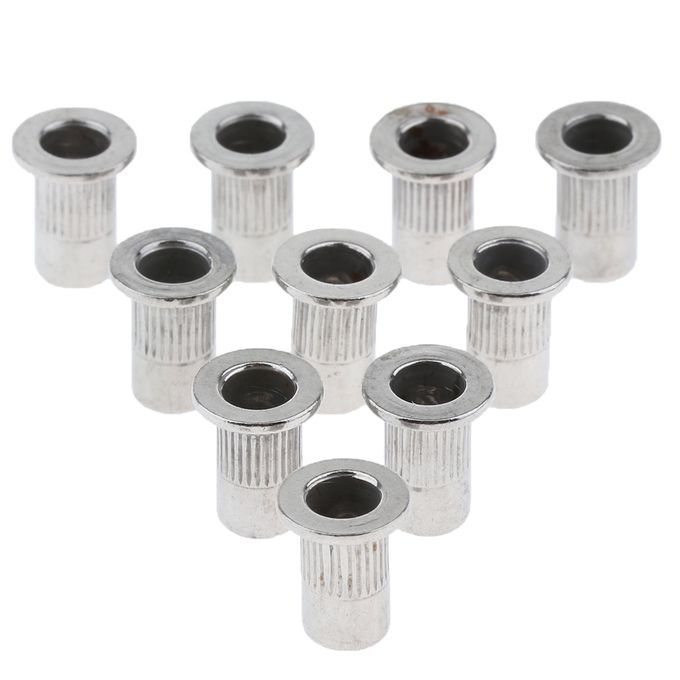10Pcs Stainless Steel Blind Rivet Nut Threaded Rivnut Insert Nut M4