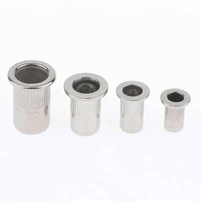10Pcs Stainless Steel Blind Rivet Nut Threaded Rivnut Insert Nut M4