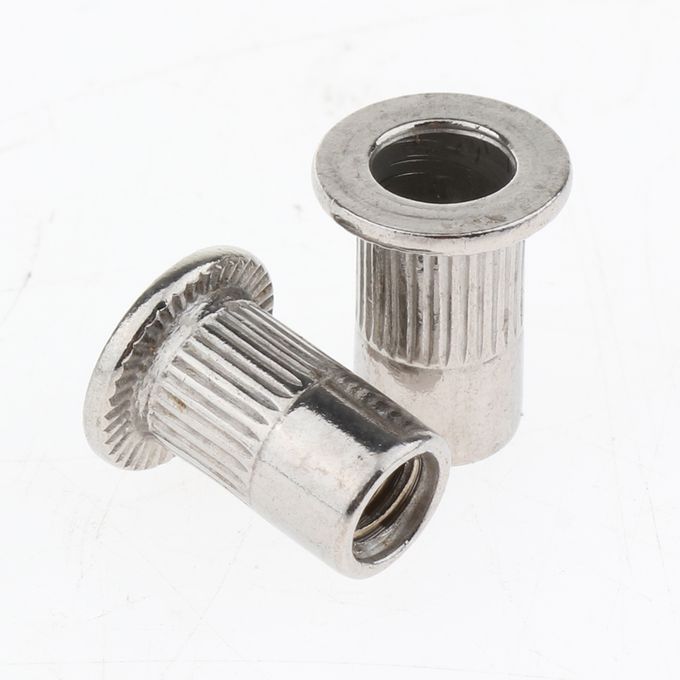 10Pcs Stainless Steel Blind Rivet Nut Threaded Rivnut Insert Nut M4