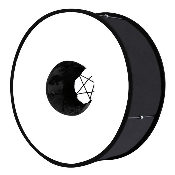 45cm Round Style Macro And Portrait Softbox SpeedLite Flash Light Foldable Diffuser