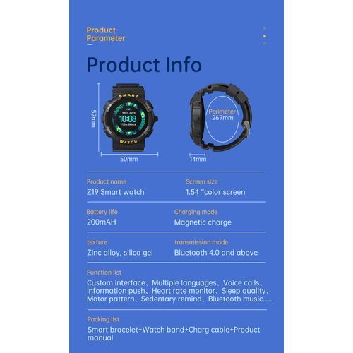 Sport Men Bluetooth Call Waterproof Smart Watch