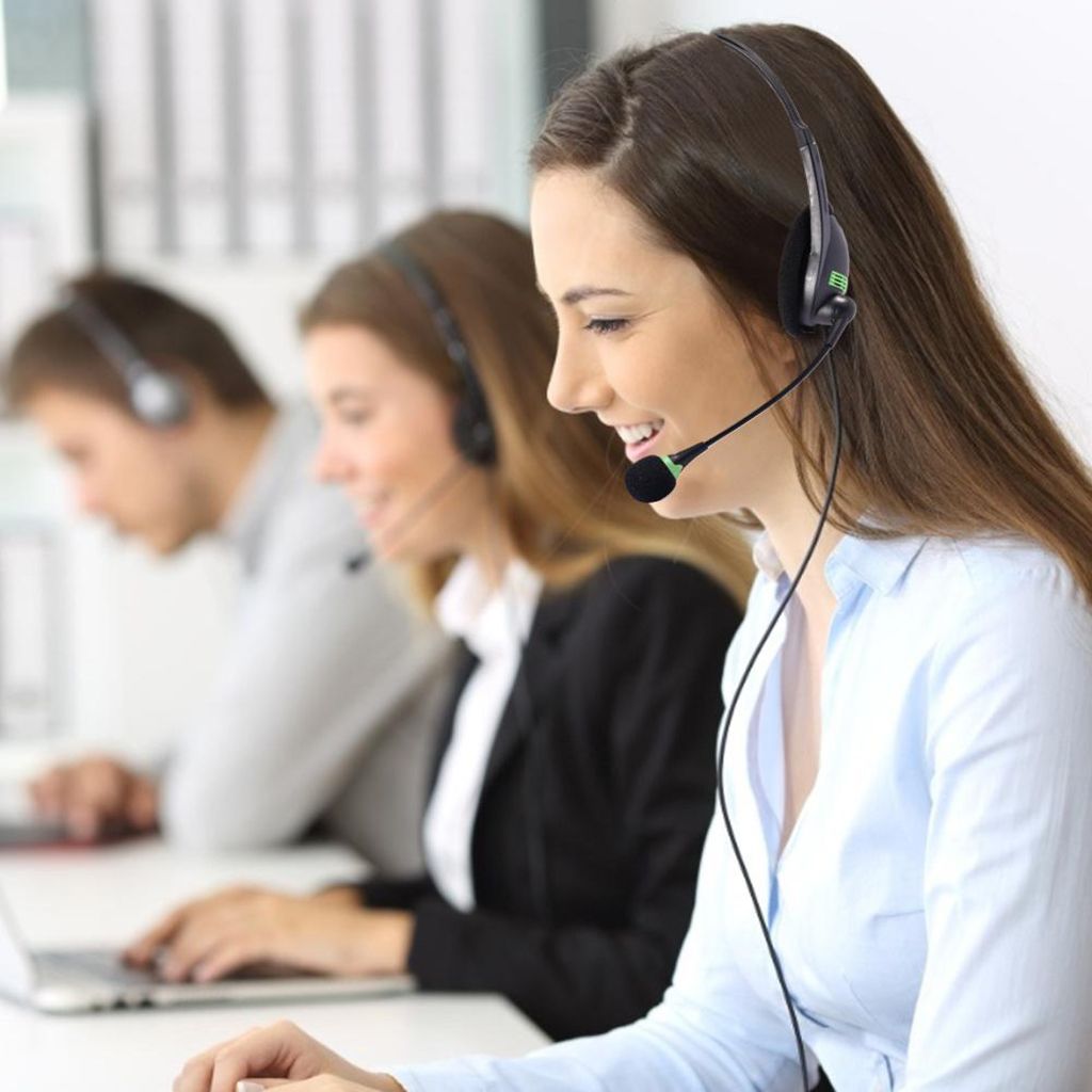 3.5mm PC Computer Headset With Mic Microphone Noise