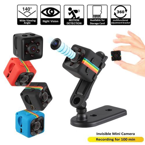 SQ11 PRO Mini Camera 1080P Sensor Car DVR Smart Home Security Camcorder Small Cam Support Hiden TF Card PK SQ13 SQ12 SQ7(720 P)(Blue)