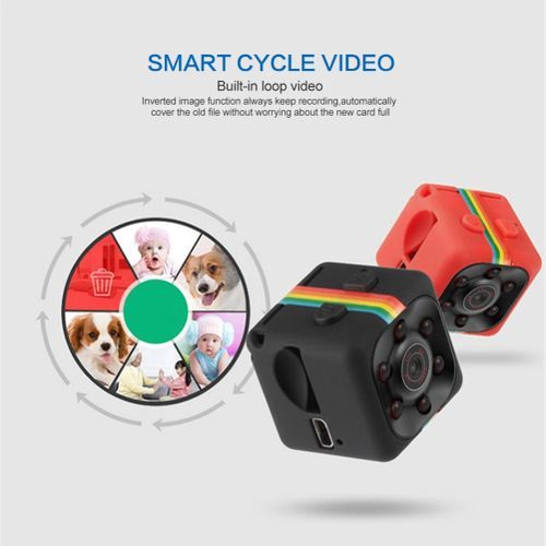 SQ11 PRO Mini Camera 1080P Sensor Car DVR Smart Home Security Camcorder Small Cam Support Hiden TF Card PK SQ13 SQ12 SQ7(720 P)(Blue)