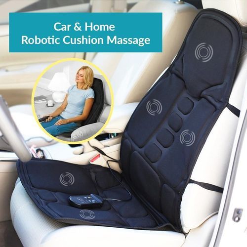 A Dual Function Electronic Heat And Vibrating Massage Cushion.