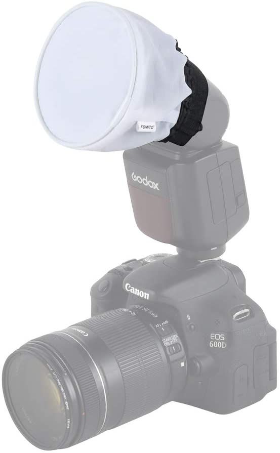 Flash Diffuser For Godox V1 Flash (White)