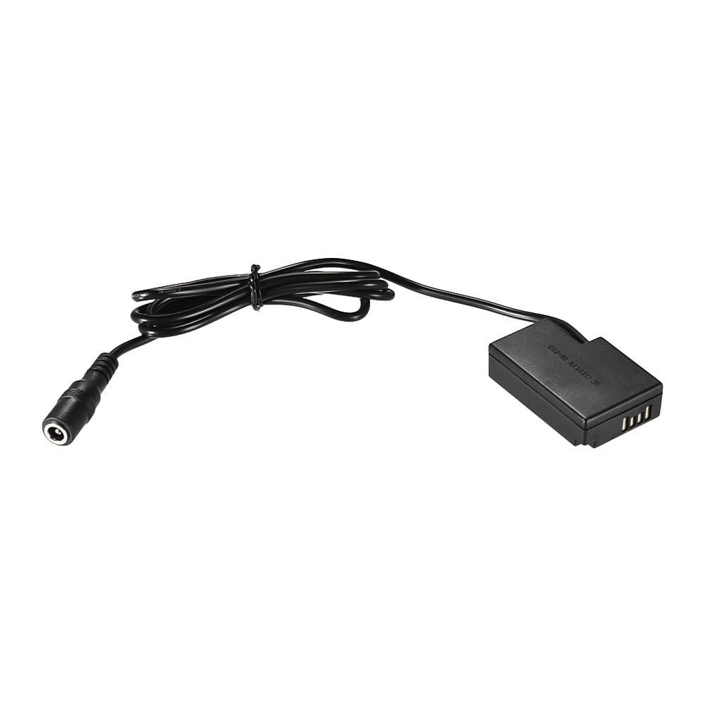 Andoer DR-E18 LP-E17 Dummy Battery Pack Coupler Adapter with DC Male Connector for Canon 200D/ 800D/ 760D/ 750D/ 77D/ M6/ M5 /Rebel T7i T6s T6i 8000D KISS X8i/ SL3/250D/Kiss X10