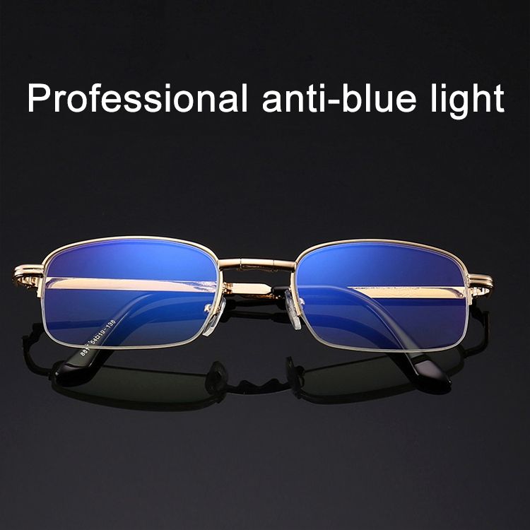 Folding Anti Blue-ray Presbyopic Glasses, +4.00D