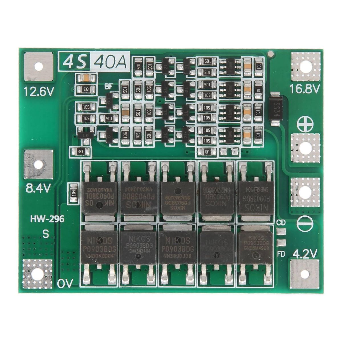 4S 40A - Lithium Battery 18650 Charger Pcb Bms Protection Bo