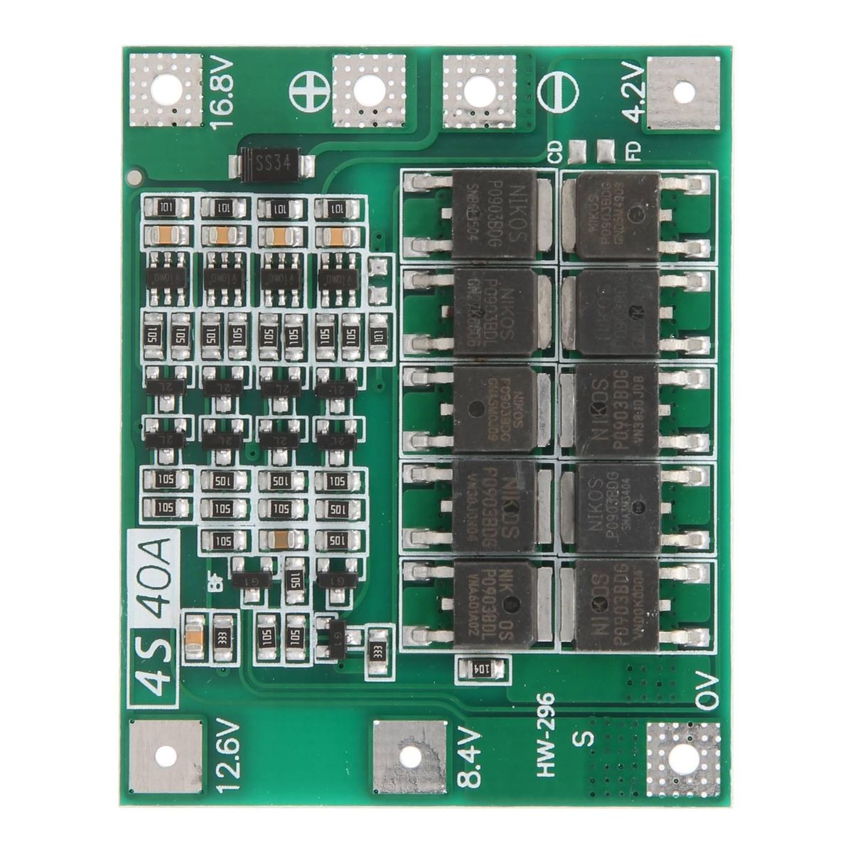 4S 40A - Lithium Battery 18650 Charger Pcb Bms Protection Bo