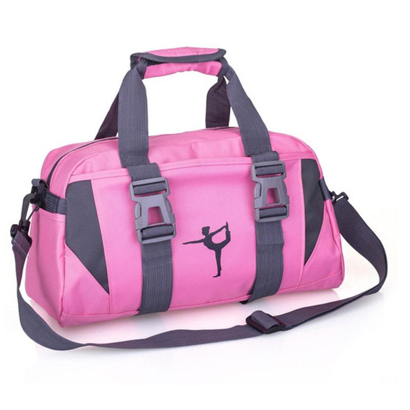 Sports Duffle Bag,Yoga Bag,Travel Duffle Bag Gym Bag（Pink）